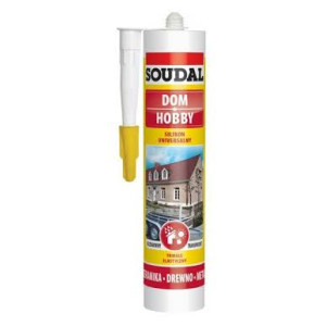 Silikon uniwersalny280ml  szary  SOUDAL