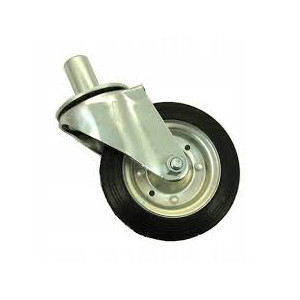 Koło do rusztowań 180mm met/gum/bolec54x32