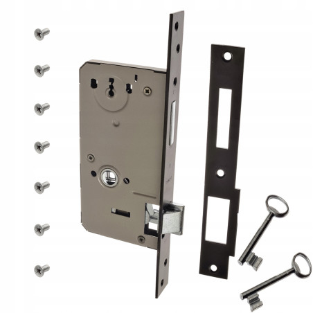 Zamek Bramowy klucz/zapadka/lewy Jania