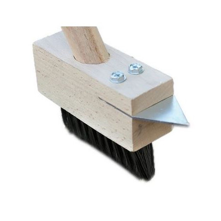 Szczotka do kostki brukowej oprawna
