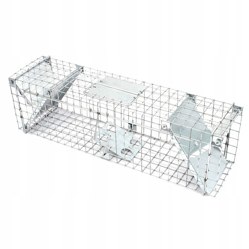 Żywołapka dwuwejściowa zwierzęta   65x17x20cm