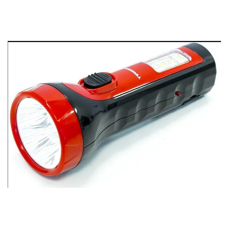 Latarka AKU ładowalna 5 LED + 6 SMD LED