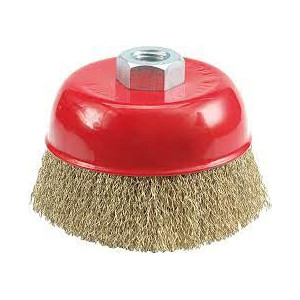 SZCZOTKA    CZOŁ.GWINT.100mm DR.KARB.S