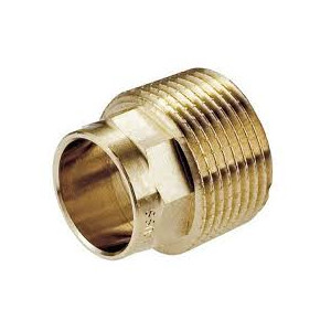 Miedź nypel gwint 1/2" x18 GZ