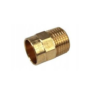 Miedź nypel gwint 1" x28 GW