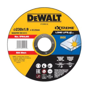 Tarcza    do przecinania stali    230x1,9 DEWALT