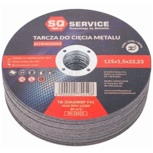 Tarcza    do przecinania stali    125x1,0  SQ