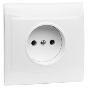 Gniazdko pojedyńcze n/t bez uziemienia PRIMA