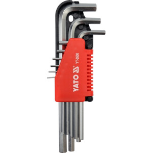 KLUCZE IMBUSOWE Cr-V. 1,5-10mm. 9el.   YATO