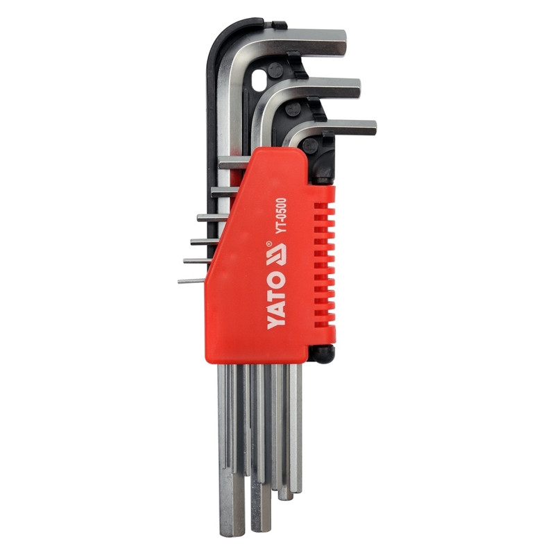 KLUCZE IMBUSOWE Cr-V. 1,5-10mm. 9el.   YATO