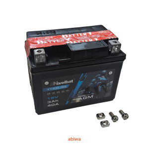 Akumulator 12V YTX4L-BS NOWELBAT 3Ah 40a