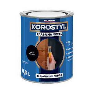 Emalia Farba na metal KOROSTYL 2,5L antracyt
