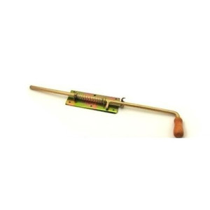 Zasuwa ryglowa+sprężyna  470/14mm ocynk z gałką