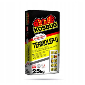 Zaprawa klejowa do siatki i styrop.25kg TERMO BIAŁ