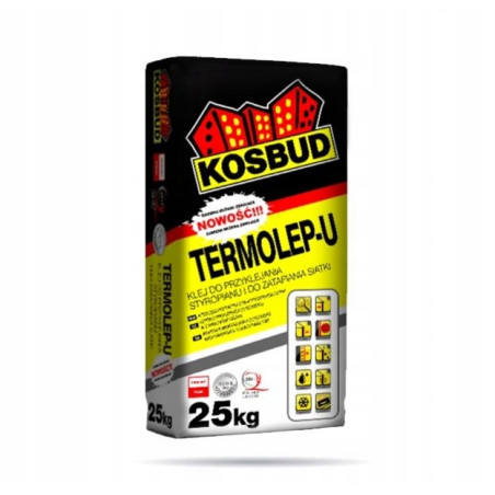 Zaprawa klejowa do siatki i styrop.25kg TERMOLEP