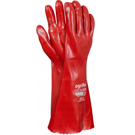 R rękawice PCV długie 35cm