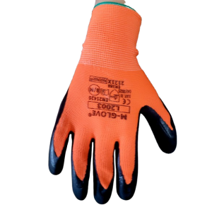 R rękawice pomarańczowe 7