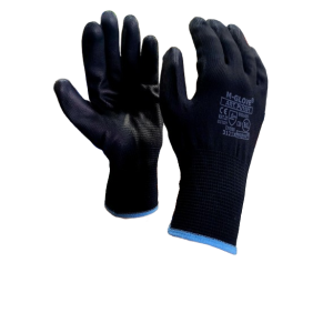 R rękawice robocze czarne 7