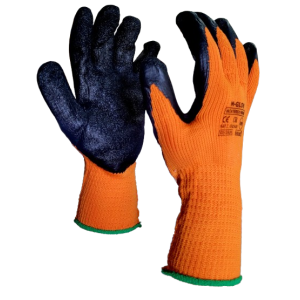 R rękawice robocze ocieplane pomarańczowe 11