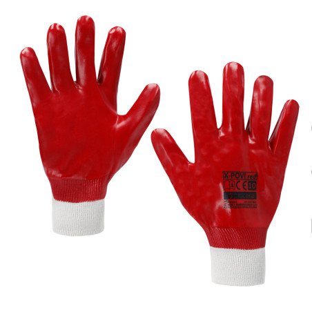 R rękawice PCV krótkie ściągacz