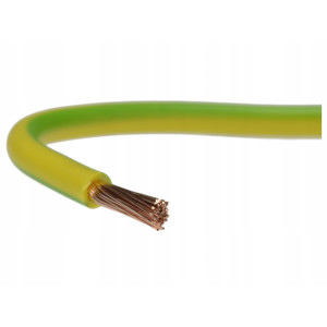 Przewód uziemiajacy  6 mm2 żółto-zielony 