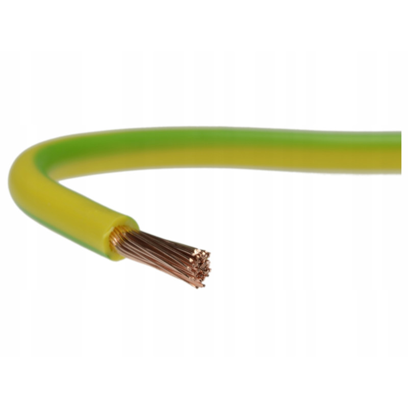 Przewód uziemiajacy  6 mm2 żółto-zielony 