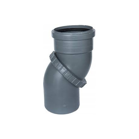 kolano uniwersalne fi 110 popielate