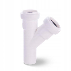 trójnik biały fi32x32/45st.