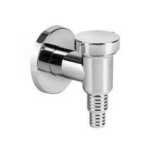 Syfon pralki nadtynkowy chrom