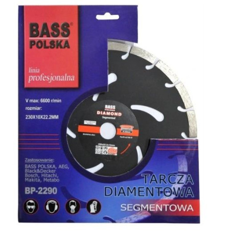 TARCZA DIAMENTOWA  230mm  Segm. BASS