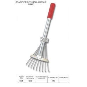 Grabie do liści regulowane  malutkie