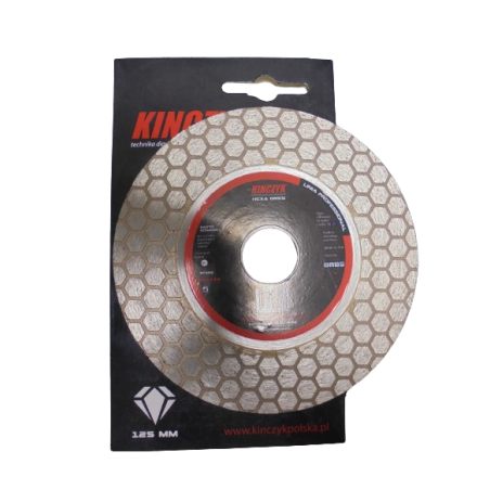 TARCZA HEXA-GRES 125x25x22,23  KINCZYK