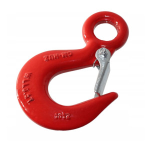 HAK Z ZABEZPIECZENIEM   500 kg. czerw