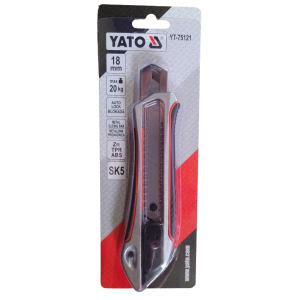 NOŻYK Z OSTRZEM METALOWY  18mm   YATO ABS