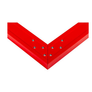 Kątownica czerwona P/P 50x100cm