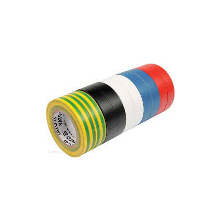 TAŚMA  PCV  19mm./20m  kolorowa 10sztuk