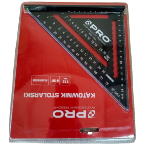 Kątownik stolarski z podst. 175mm. PRO-PK601