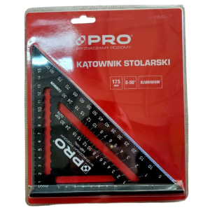 Kątownik stolarski z podst. 175mm. PRO-PK601