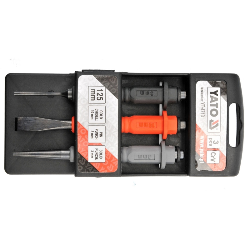 Przecinaki i wybijak i 3szt.YATO