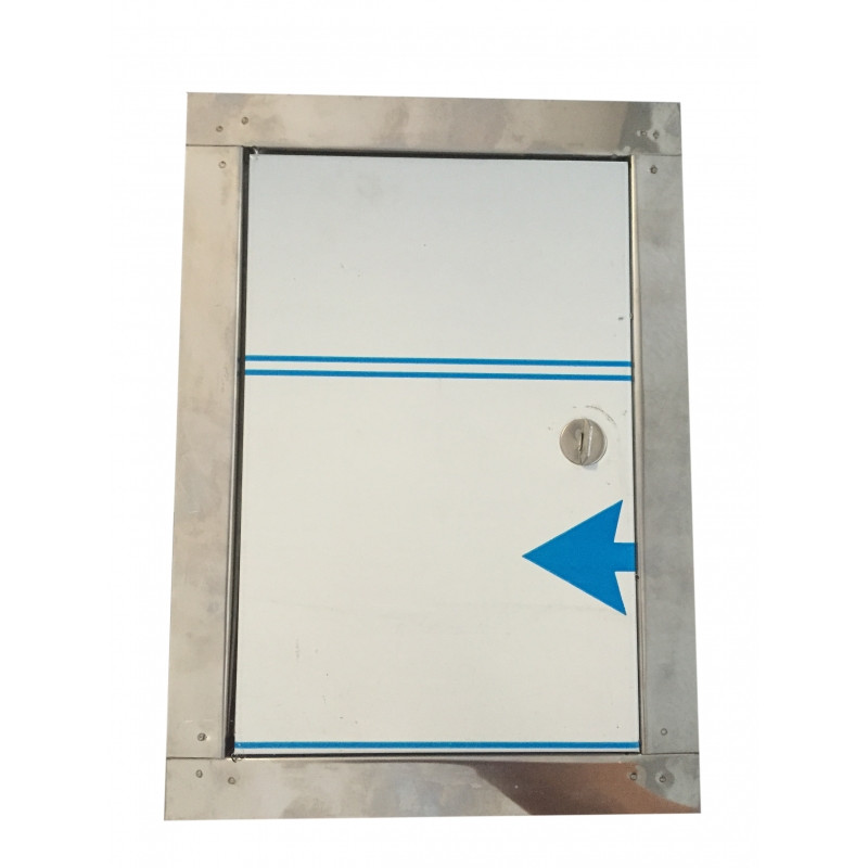 Drzwiczka kominowa 14/21 nierdzewka