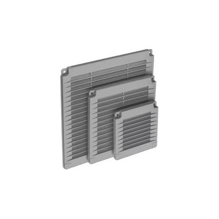 Kratka z zaślepkami 100x100 szara