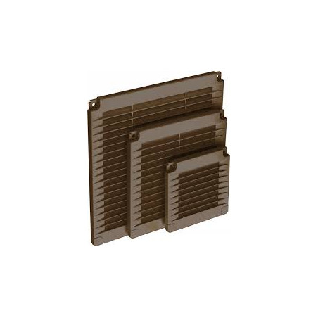 Kratka z zaślepkami 150x150 brązowa 02-318