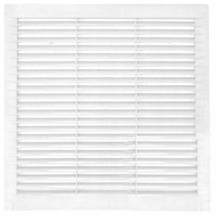 Kratka z zaślepkami 200x200 biała