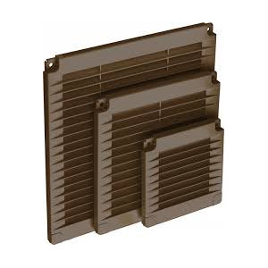 Kratka z zaślepkami 250x250 brązowa