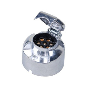 Gniazdo 7-biegunowe aluminium