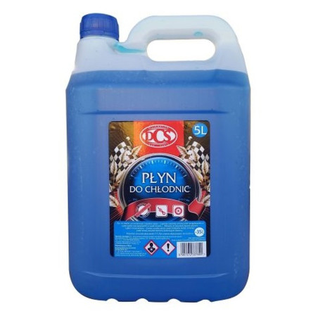 Płyn do chłodnic KONCENTRAT  5 L niebieski