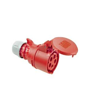 Gniazdo siłowe 32A 5  bolce przenośne