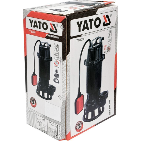 Pompa   do wody YATO żeliwna z frezem tnącym
