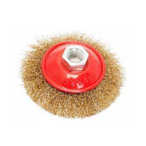 SZCZOTKA    TARCZ.GWINT.100mm DR.KARB.S