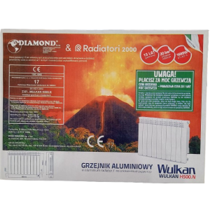 Grzejnik aluminiowy - żeberko